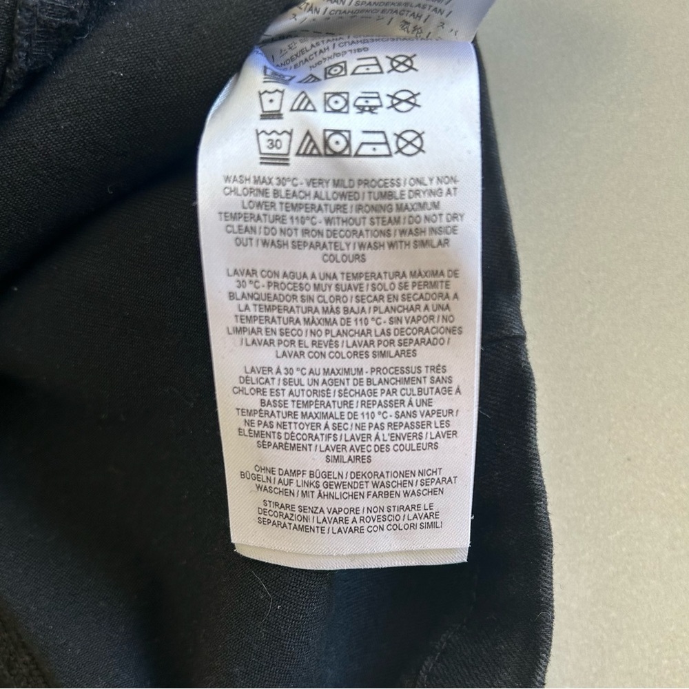 Guess Black Button Down Denim Dress Size M - Picture 4 of 6